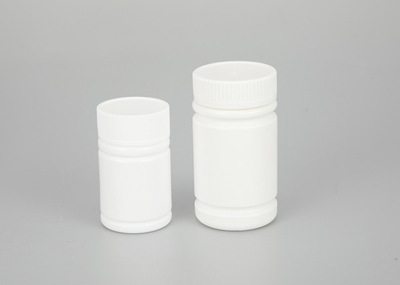 Botol Pil Plastik Screw Cap 60ml 120ml Putih Untuk Bahan Kimia Obat