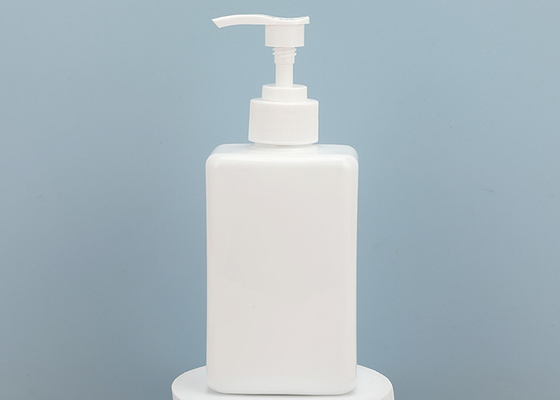 Wadah Pet Lotion Plastik Kustom White Squeeze 330ml Shampoo Botol Pompa Pengap