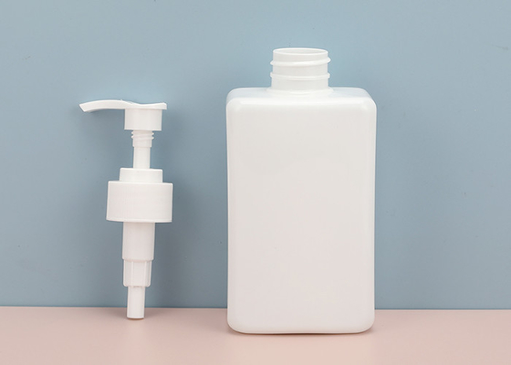 Wadah Pet Lotion Plastik Kustom White Squeeze 330ml Shampoo Botol Pompa Pengap