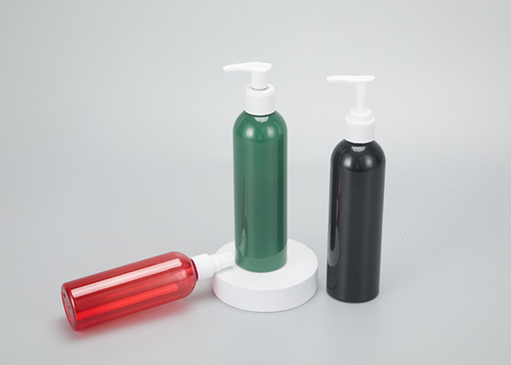 Harga besar Empty Shampoo Packaging 150ml 500ml PET Plastik Botol Kosmetik Dengan Pompa