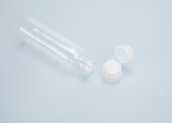 Flip Cap Wadah Botol Plastik Kosong Dengan Clamshell Travel Small
