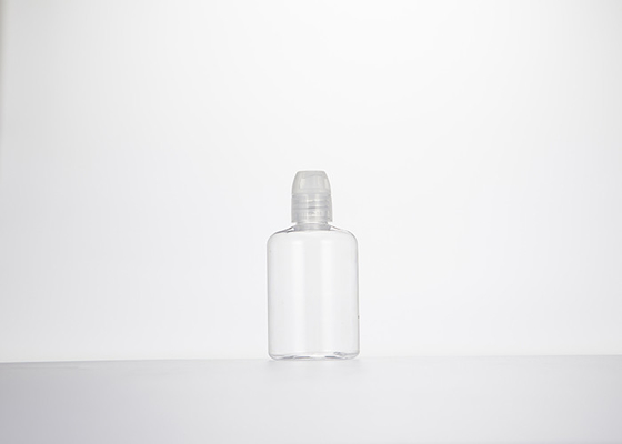 Flip Cap Wadah Botol Plastik Kosong Dengan Clamshell Travel Small