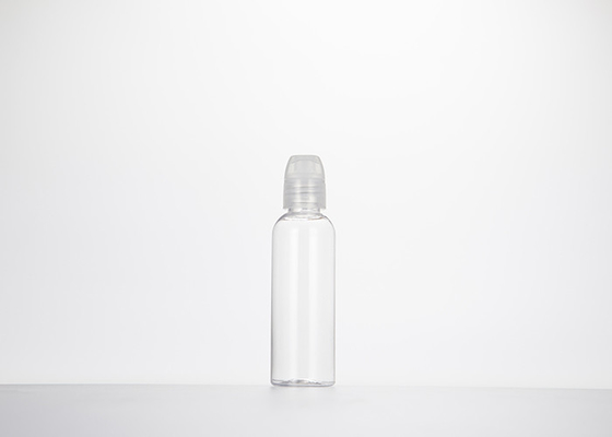 Flip Cap Wadah Botol Plastik Kosong Dengan Clamshell Travel Small