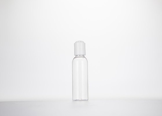 0.5oz 1oz 2oz 3oz 4oz Cosmo Round Botol Plastik PET Bening Dengan Tutup Cakram Tekan