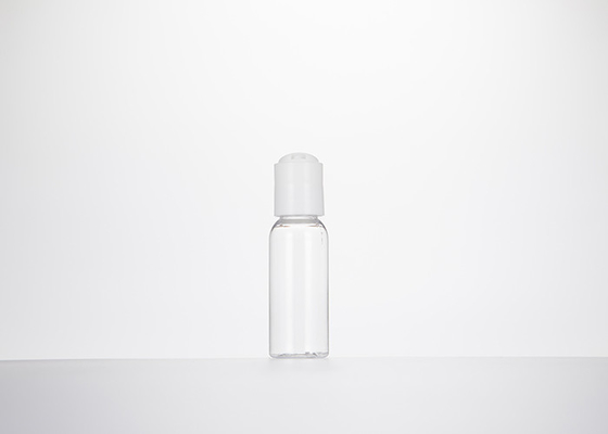 0.5oz 1oz 2oz 3oz 4oz Cosmo Round Botol Plastik PET Bening Dengan Tutup Cakram Tekan