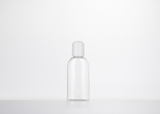 0.5oz 1oz 2oz 3oz 4oz Cosmo Round Botol Plastik PET Bening Dengan Tutup Cakram Tekan