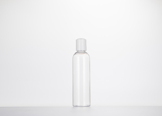 0.5oz 1oz 2oz 3oz 4oz Cosmo Round Botol Plastik PET Bening Dengan Tutup Cakram Tekan