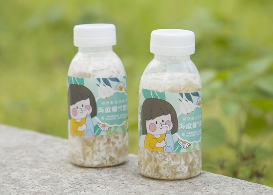 350ml PP Botol Teh Susu Botol Plastik Pengisian Panas Tahan Suhu Tinggi