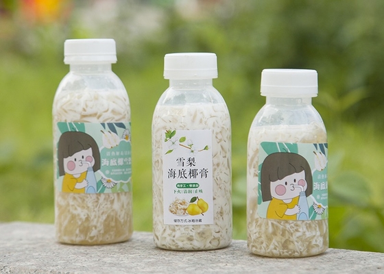 350ml PP Botol Teh Susu Botol Plastik Pengisian Panas Tahan Suhu Tinggi