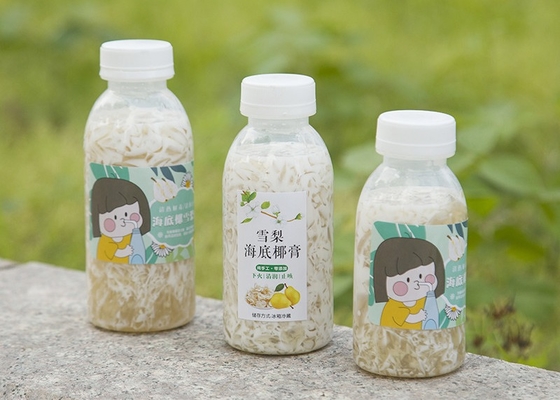 350ml PP Botol Teh Susu Botol Plastik Pengisian Panas Tahan Suhu Tinggi