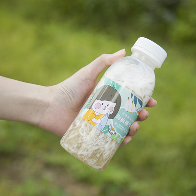 Serbaguna 250ml Botol Minuman Teh Gelembung Ukuran Menengah Disesuaikan