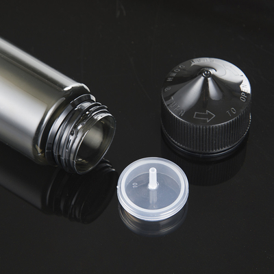 60ml Botol Plastik Screw Top Tamper Proof PET E Liquid Dropper Bottle