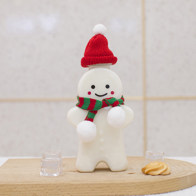 Botol Jus Plastik Natal Dengan Tutup Anti Bocor, Botol Teh Susu Kosong
