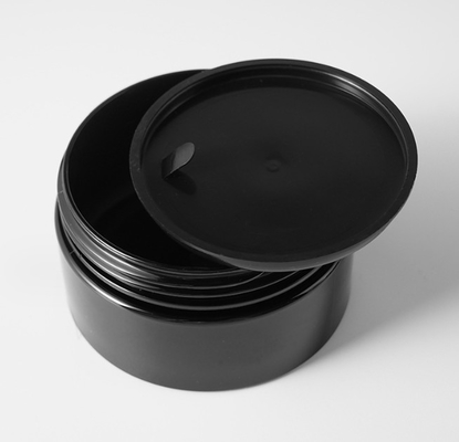 Drip Proof 50ml 100ml Bulk Container Untuk Kosmetik Solid Black Color