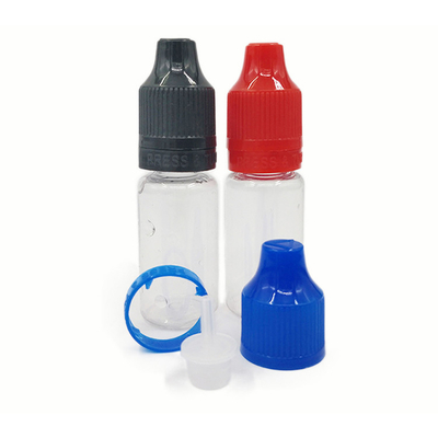 10ml/0.34oz Botol Dropper Plastik PET yang Bisa Ditekuk