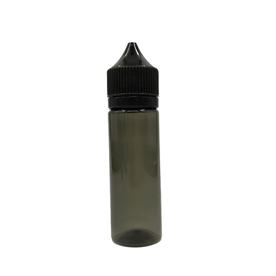 Botol dropper (Biru Transparan) dapat digunakan kembali, tutup yang aman untuk anak-anak, aplikator ujung dropper yang mudah