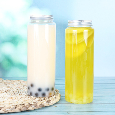 Square Bubble Tea Jugs Screw-on Lid untuk Bubble Tea Distributor di