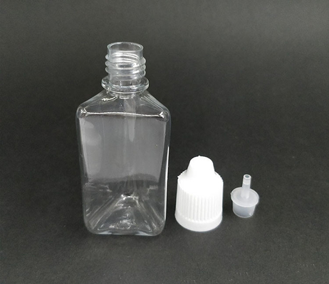 Botol Plastik Bentuk Segitiga 30ml PET Dengan Ujung Dropper