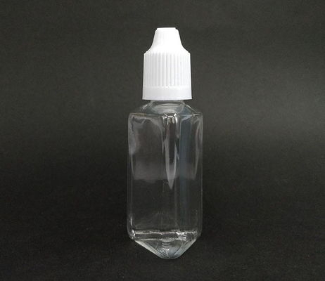 Botol Plastik Bentuk Segitiga 30ml PET Dengan Ujung Dropper