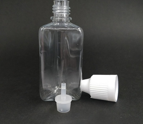 Botol Plastik Bentuk Segitiga 30ml PET Dengan Ujung Dropper