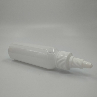 70ml Kapasitas Plastik Threaded Tutup dengan Panel Label Disesuaikan