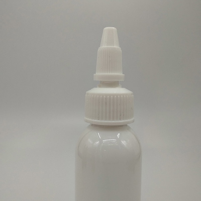 70ml Kapasitas Plastik Threaded Tutup dengan Panel Label Disesuaikan