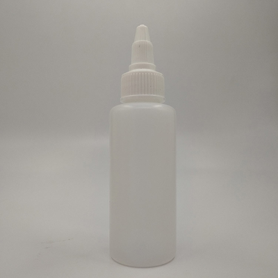 70ml Kapasitas Plastik Threaded Tutup dengan Panel Label Disesuaikan