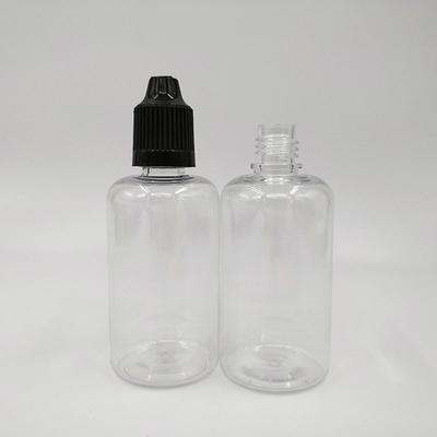 50ml Bahan PET Dengan PP Cap Botol dropper Plastik