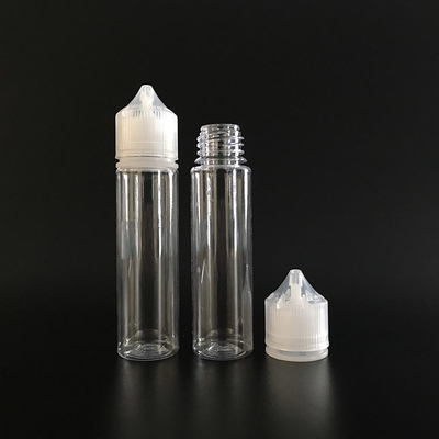 Pencetakan layar botol cair E dengan leher Childproof Tipe untuk Vape Juice