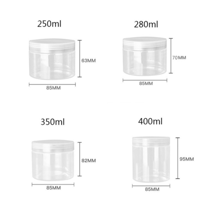 100 Diameter Plastic Storage Jars untuk disesuaikan dengan desain anti bocor