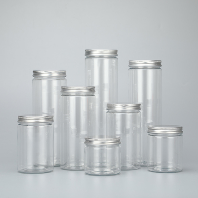 Custom Printing Plastic Jar Container Diameter 65mm dan Bahan Yang Lama