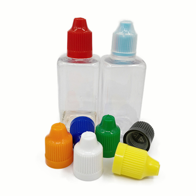 Botol plastik 50 ml Bahan PET Botol persegi