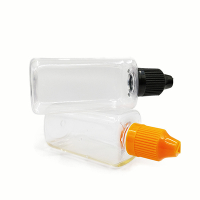 Botol plastik 50 ml Bahan PET Botol persegi