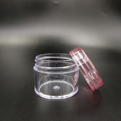 Mini 3 ml 5 g wadah plastik Cosmetic Sampler Jar wajah krim mata kemasan 5 ml botol kosmetik Dengan Tutup Berwarna