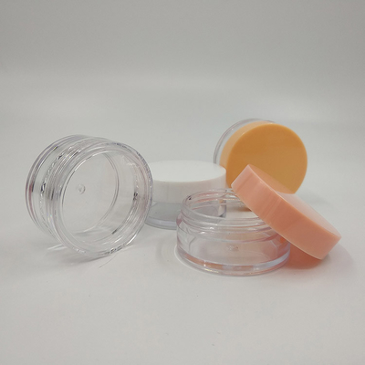 Plastic Cosmetic Jar 10ml 15ml 30ml 60ml 80ml 100ml 120ml 150ml Permukaan halus