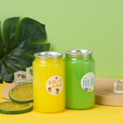 250ml 330ml 500ml Kaleng Plastik Untuk Jus