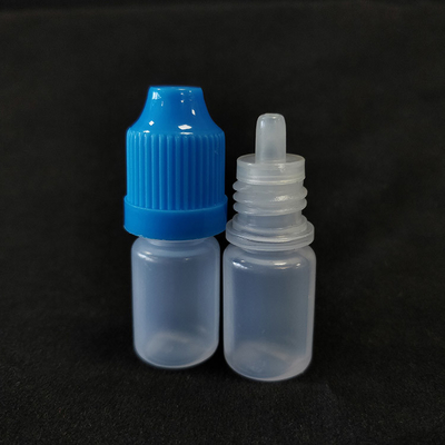 Botol dropper plastik dengan tutup sekrup untuk penyimpanan cairan yang aman dan aman