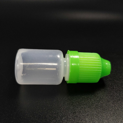 Botol dropper plastik dengan tutup sekrup untuk penyimpanan cairan yang aman dan aman