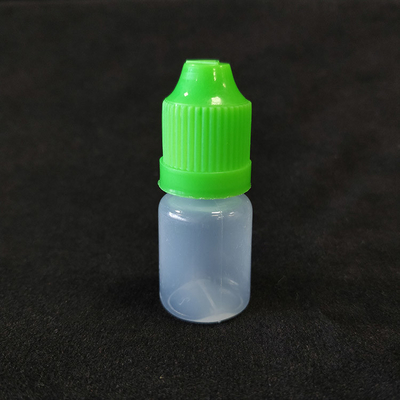 Botol dropper plastik dengan tutup sekrup untuk penyimpanan cairan yang aman dan aman