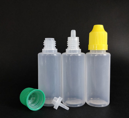 Sesuaikan botol dropper plastik dalam warna hitam transparan dengan tutup sekrup