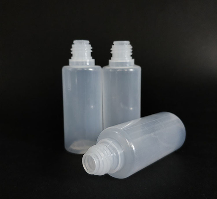 Sesuaikan botol dropper plastik dalam warna hitam transparan dengan tutup sekrup