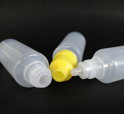 Sesuaikan botol dropper plastik dalam warna hitam transparan dengan tutup sekrup