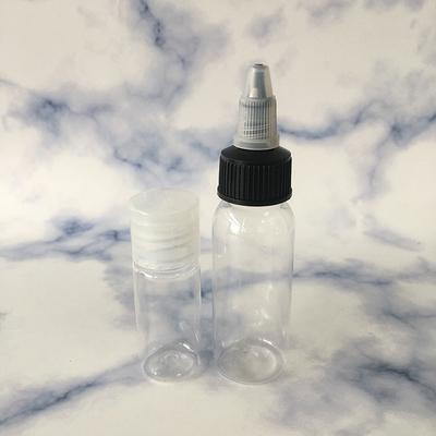 Disesuaikan Sealing Jelas Plastik Twist Off Botol 15ml Untuk Produk Akhir