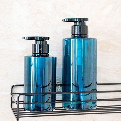 Pencetakan layar Botol lotion plastik dengan penutupan flip-top dan tutup UV electroplated