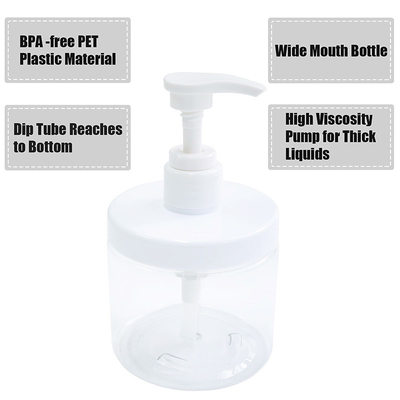 Plastik UV Electroplated Cap Material Flip-top Closure Botol Lotion Plastik dengan Badan PET