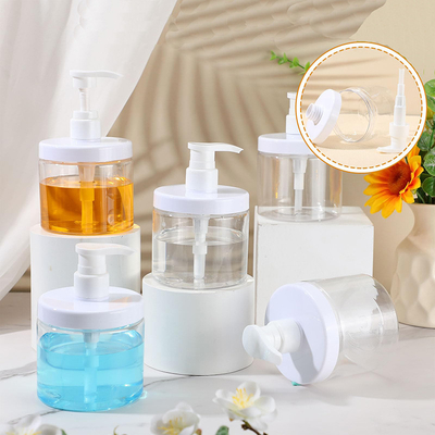 Kontainer krim polimer ringan dan kokoh dengan penutupan flip-top