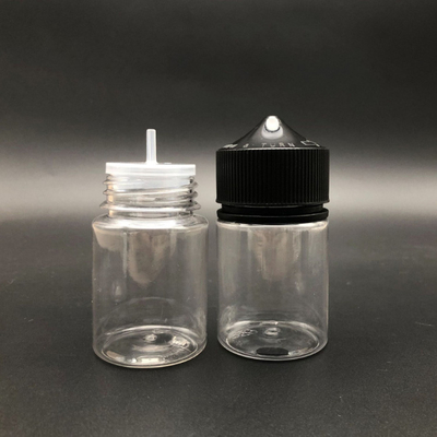 60 ml Squat / Slenderness PET Plastik Squeeze Dropper Liquid Use Bottle Dengan Tutup Proof Child Tamper