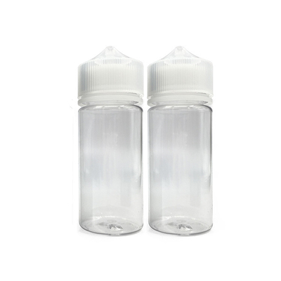 120 ml botol dropper minyak yang jelas dengan dropper hitam/putih