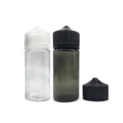 120 ml botol dropper minyak yang jelas dengan dropper hitam/putih