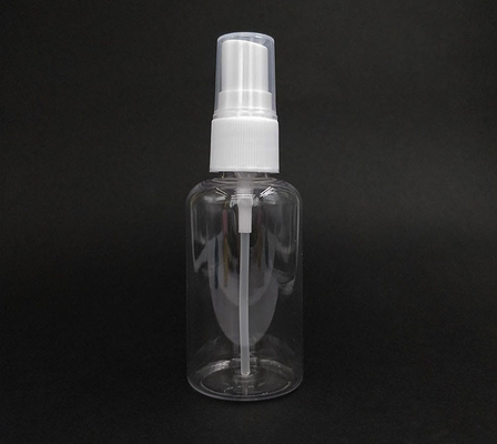 Kapasitas tinggi 100ml 120ml 150ml 200ml 250ml 500ml bening putih Amber biru PET plastik kemasan kosmetik botol semprot